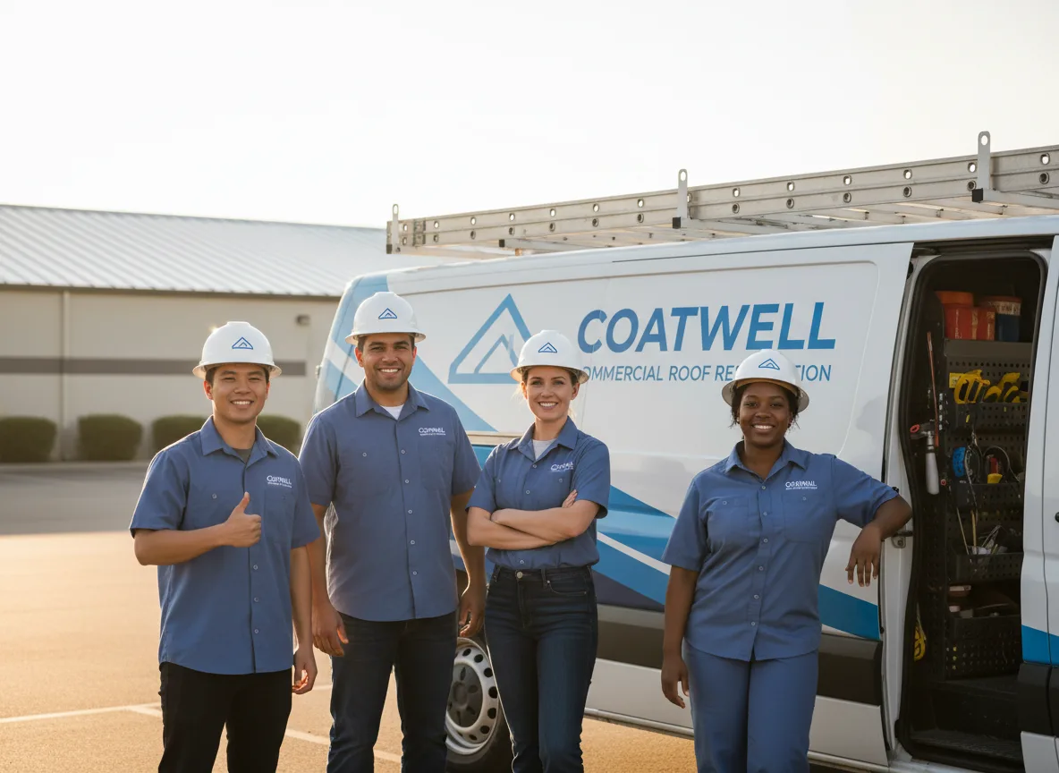 Commercial roof coating company in Andrew, IA